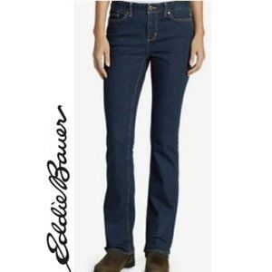 Eddie Bauer NWT Stay Shape Jeans - S 8 - Bootcut - tall Slightly …